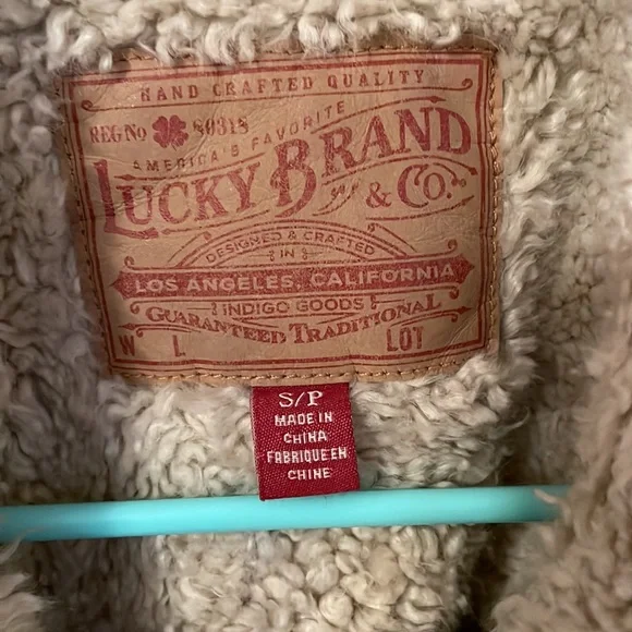 Lucky Brand Lined Jean Jacket - Picture 2 of 3